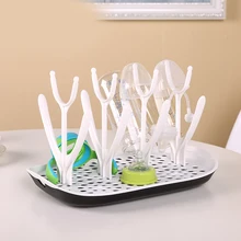 Бутылочки сушилка новорожденных полка для бутылок крылом Съемный держатель детской бутылочки для кормления многофункциональный очистки сушилка