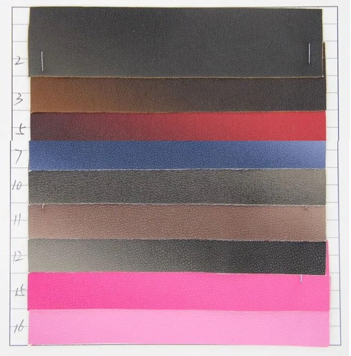 gradient embossed imitation leather embossed Litchi grain PU leather