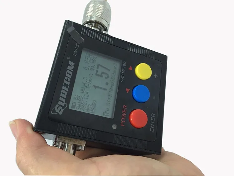 On sale walkie talkie swr meter surecom SW-102 repeater digital SWR antenna analyzer power meter car radio accessories SW102 (9)