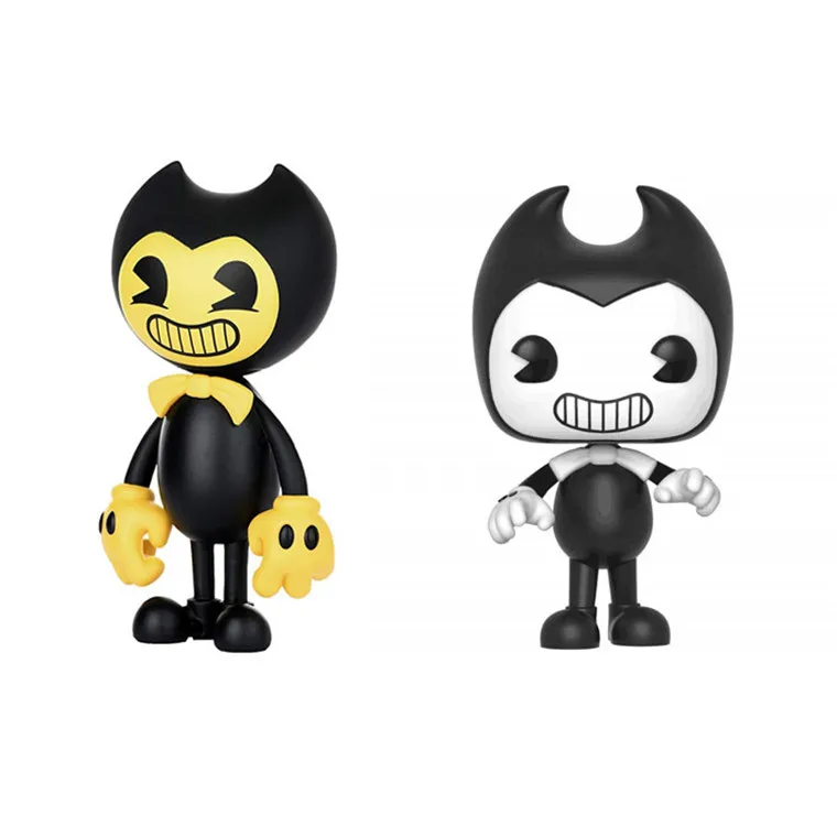 

New Arrival Game Bendy Collectible Characters Vinyl Figure Model Toys for Children In Black Retail Box