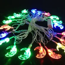 Светодиодная декоративная лампа для X'Mas-Angel Moon Shaped RGB Light(AC 110-220 V/EU Plug/3m-Cable