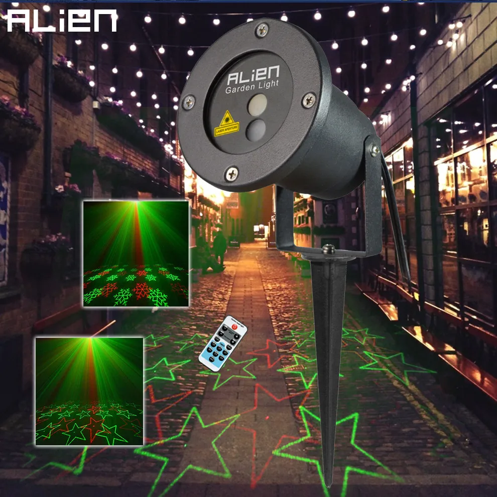 aliexpress com buy laser light effect rg snowflake christmas tree projector