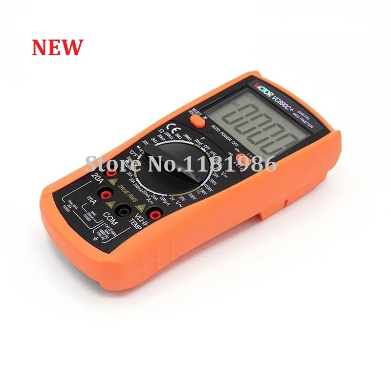 

Victor VC890C+ Digital DMM Multimeter True RMS Multimeter 2000uF Ohm Voltmeter Amperemeter Capacitor Temperature Measurement