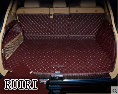 

High quality! Full set car trunk mats for Porsche Cayenne 958 2017-2010 waterproof boot carpets cargo liner mat for Cayenne 2014