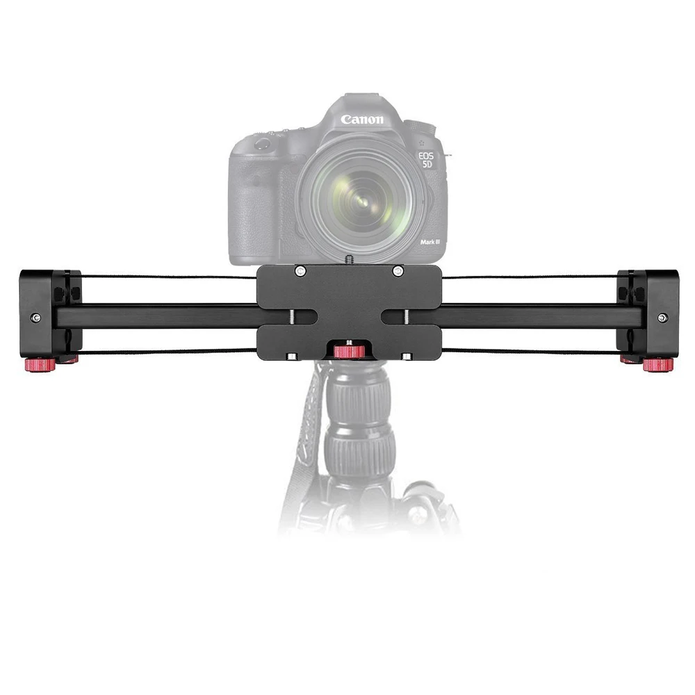 Mcoplus Portable 3/8" Adjustable DSLR Video Camera Slider 400mm Double Distance for Canon Nikon