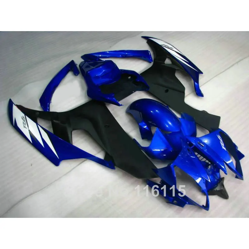 

ABS body kits for YAMAHA R6 2006 2007 matte black blue fairings YZF R6 06 07 injection molding full fairing kit TS-022