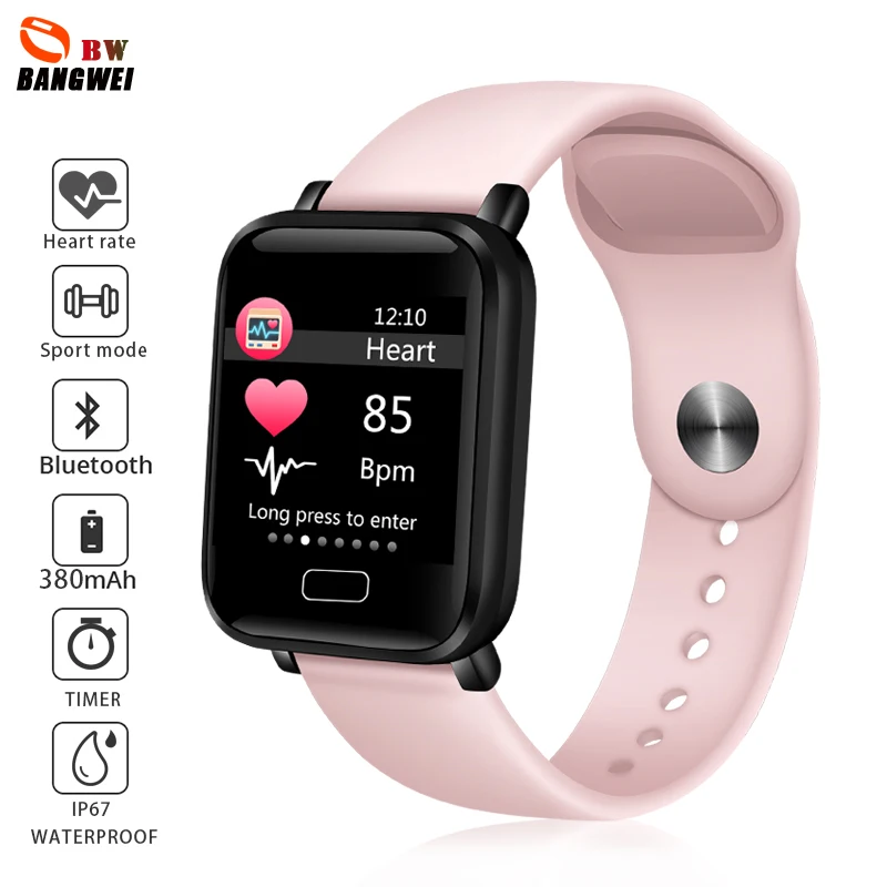 

Women Smart watches Waterproof Sports For Iphone phone Smartwatch Heart Rate Monitor Blood Pressure Functions For kid and Men