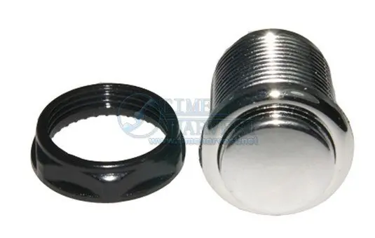 

30pcs Chrome push button (Plug in) 24mm accessories for Arcade Game Machine Coin operator cabinet Arcade parts amusemnet machine