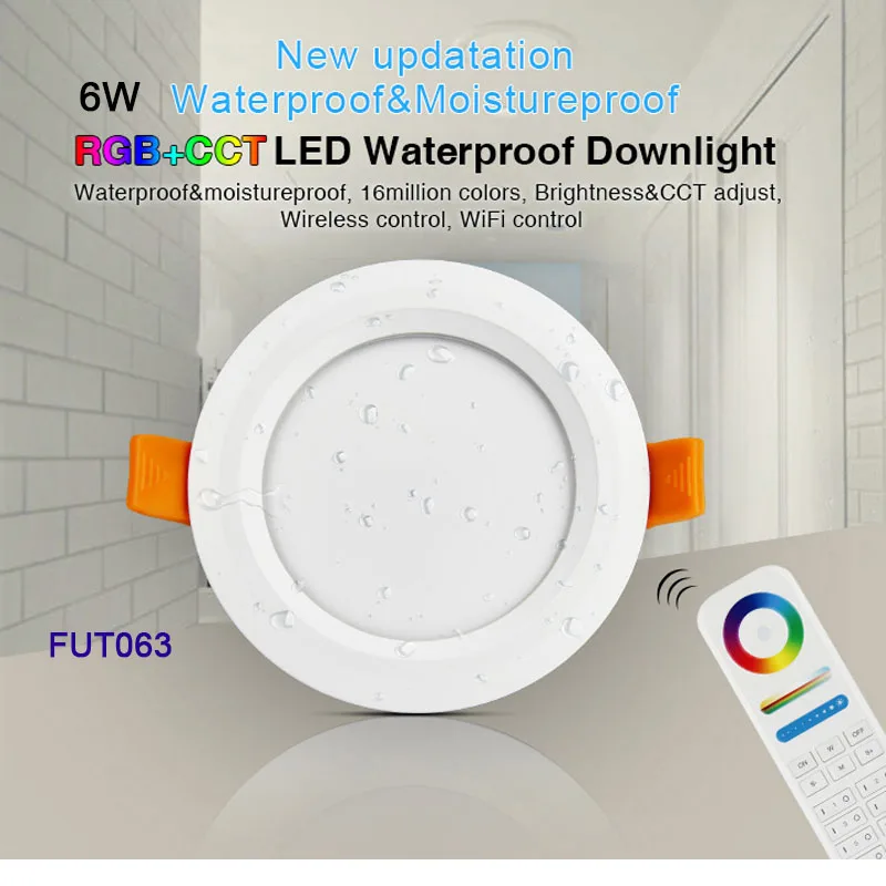 

Miboxer AC110V 220V 6W/9W/12W/15W/18W RGB+CCT LED Downlight Dimmable LED Ceiling Spotlight FUT062/FUT063/FUT066/FUT068/FUT069