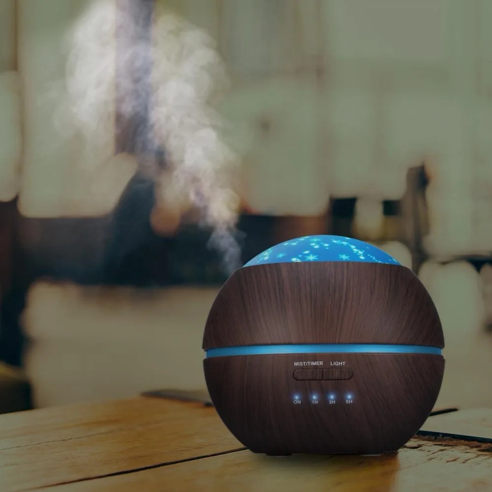 2 Type Salon Facial Care Tool LED Wood Aromatherapy Humidifier Air