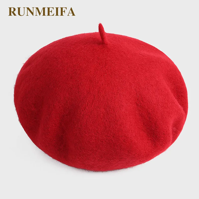 

RUNMEIFA 2019 Fashion Spring Autumn Beret Artist Hat For Women Chapeau Femme Retro Caps For Lady Artsy Cap Free Drop Shipping