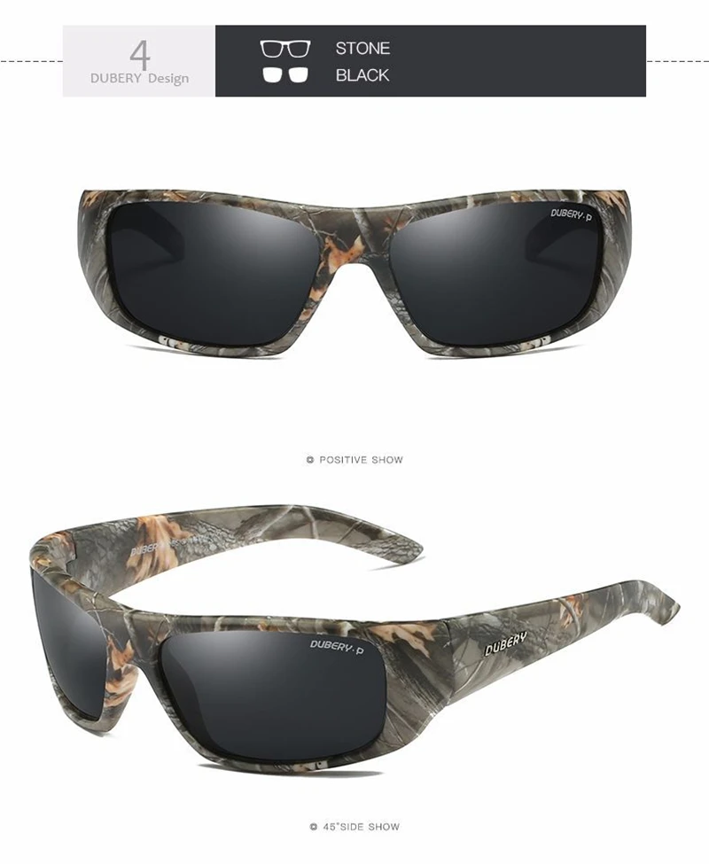 DUBERY, поляризационные солнцезащитные очки, мужские, для вождения, спортивные, солнцезащитные очки, фирменный дизайн, для мужчин, защитные, для вождения, UV400 Oculos de YQ571