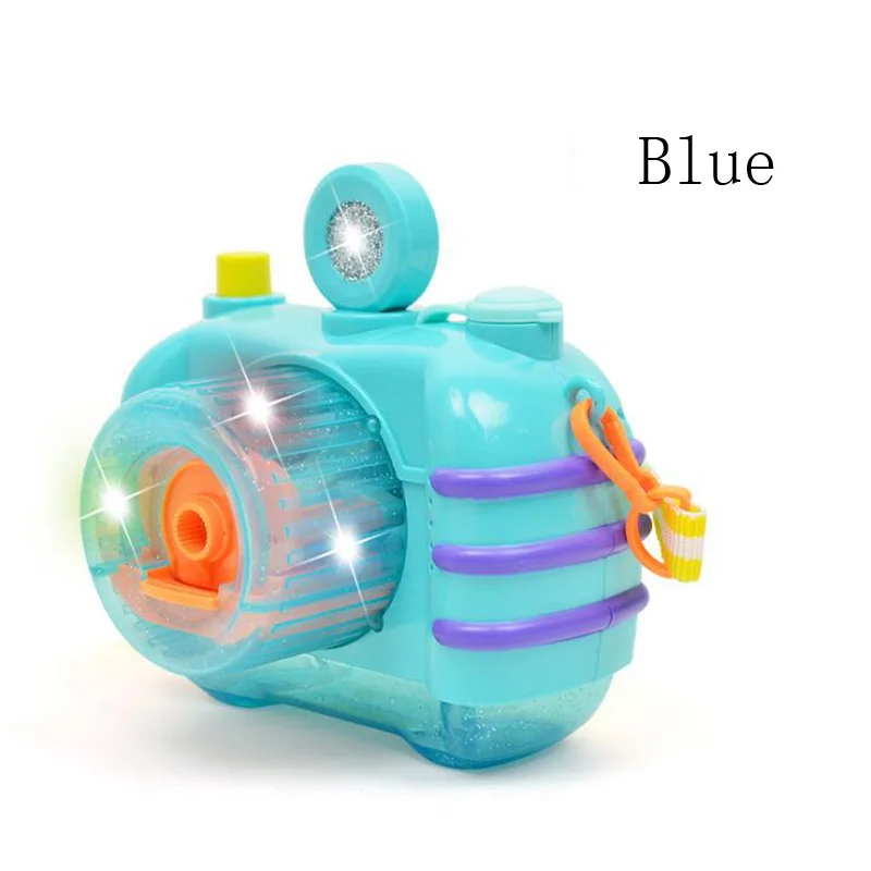 Amazing Electric Bubble Camera with Light Music Blowing Bubbles Toys Kids Children Indoor Outdoor Parties Soaps For Children