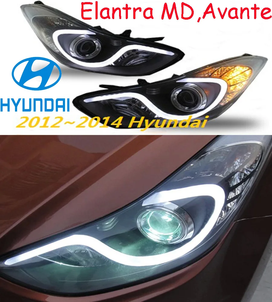 Carstyling,elantra Headlight,md,avante,20122015,free Ship!elantra Fog