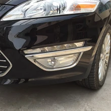 Envío de la Alta Calidad ABS Cromado Delantero Faros Antiniebla Ajuste de la cubierta Luz Antiniebla sombra Recorte Para Ford Mondeo MK4