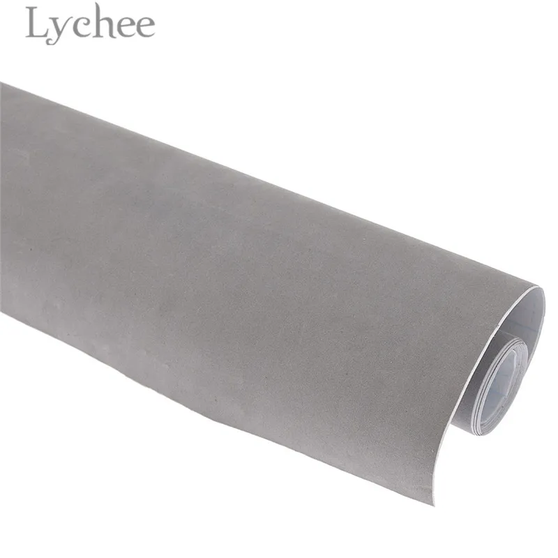 6 Lychee Life 2 м x 45 см самоклеющаяся бархатная ткань высокого качества Флокированная швейная ткань DIY материалы ручной работы для одежды - Цвет: 6