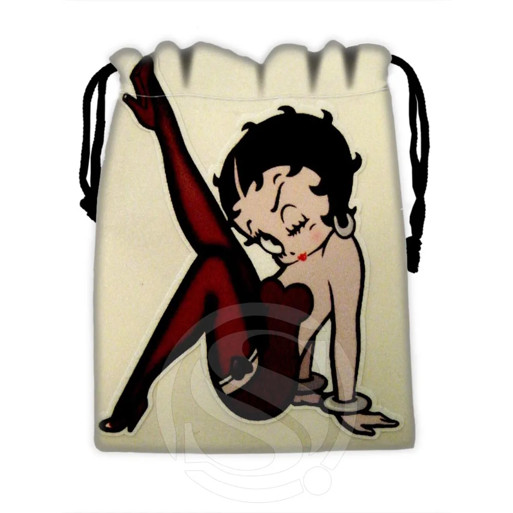 H-P655 пользовательские Betty Boop#11 шнурок сумки для мобильного телефона tablet PC Упаковка Подарочная Bags18X22cm SQ00806# H0655