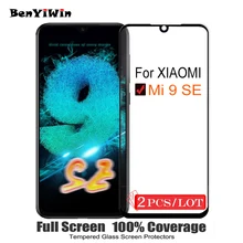 2 шт. полное покрытие закаленное стекло для Xiaomi mi 9 mi 9 SE защита экрана 9H на Защитное стекло для Xiao mi 9 SE пленка