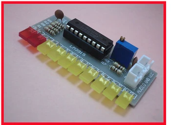 

Free Shipping! Fun 10 segment LM3915 audio level indicator sensor