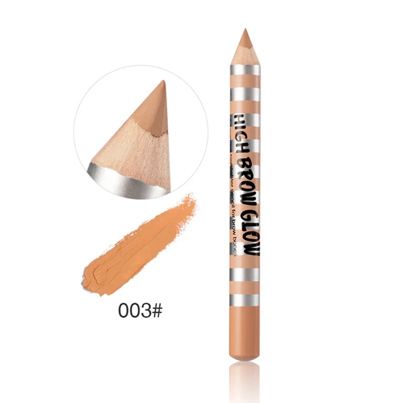 Горячий маркер карандаш для 3D бровей Макияж Водонепроницаемый контур осветить лицо хайлайтер wyt77 - Цвет: 3