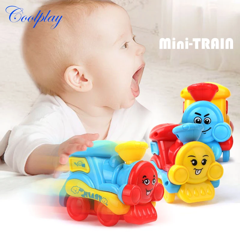 

Coolplay Colorful Mini Train Toy Fun Simulation Vehicles Boys Toys Friction Power Car Children Pretend Play Toys Gift for kids