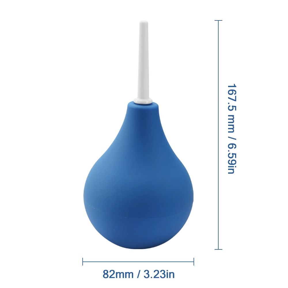 Продукт для очистки толстой кишки Мягкая силиконовая клизма мяч Ректальный шприц чистый душ инструмент