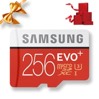 tf זיכרון פלאש כרטיס SAMSUNG 100% מיקרו מקורי כרטיס SD 256G 128GB 64GB 100MB / s Class10 U3 U1 SDXC כיתה EVO + כרטיס פלאש זיכרון MicroSD TF / SD כרטיסי (5)