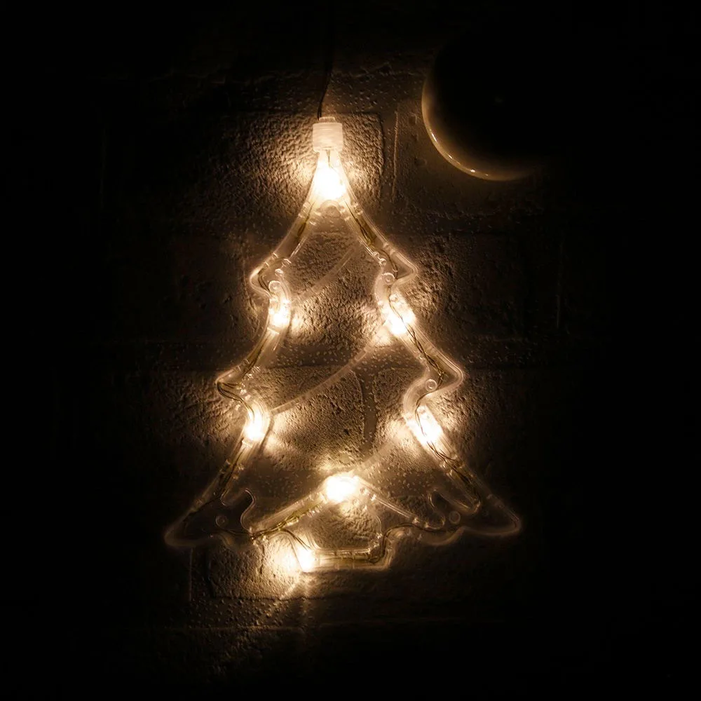8 светодиодный s присоска окно светодиодный свет гладкая поверхность праздник внутреннее декоративное освещение для гостиной спальни Рождественская елка Свадьба
