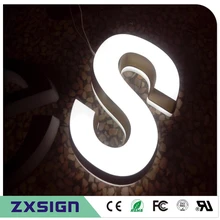 Фабричный магазин высокого качества 25 мм толщиной акриловые супер высокой яркости магазин знак, пользовательские светодиодные знаки буквы для логотипов Название компании