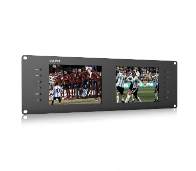 US $599.00 LILLIPUT RM7028S Dual 7 3RU Rack Monitors With Dual 7 IPS Screens Viewing SD HD And 3GSDI Video On 3RU Rack Monitor