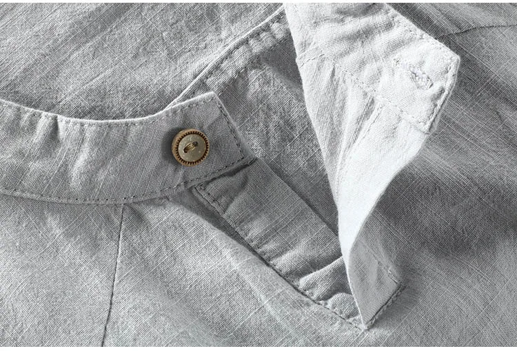 2020 schinteon men casual algodão camisa de