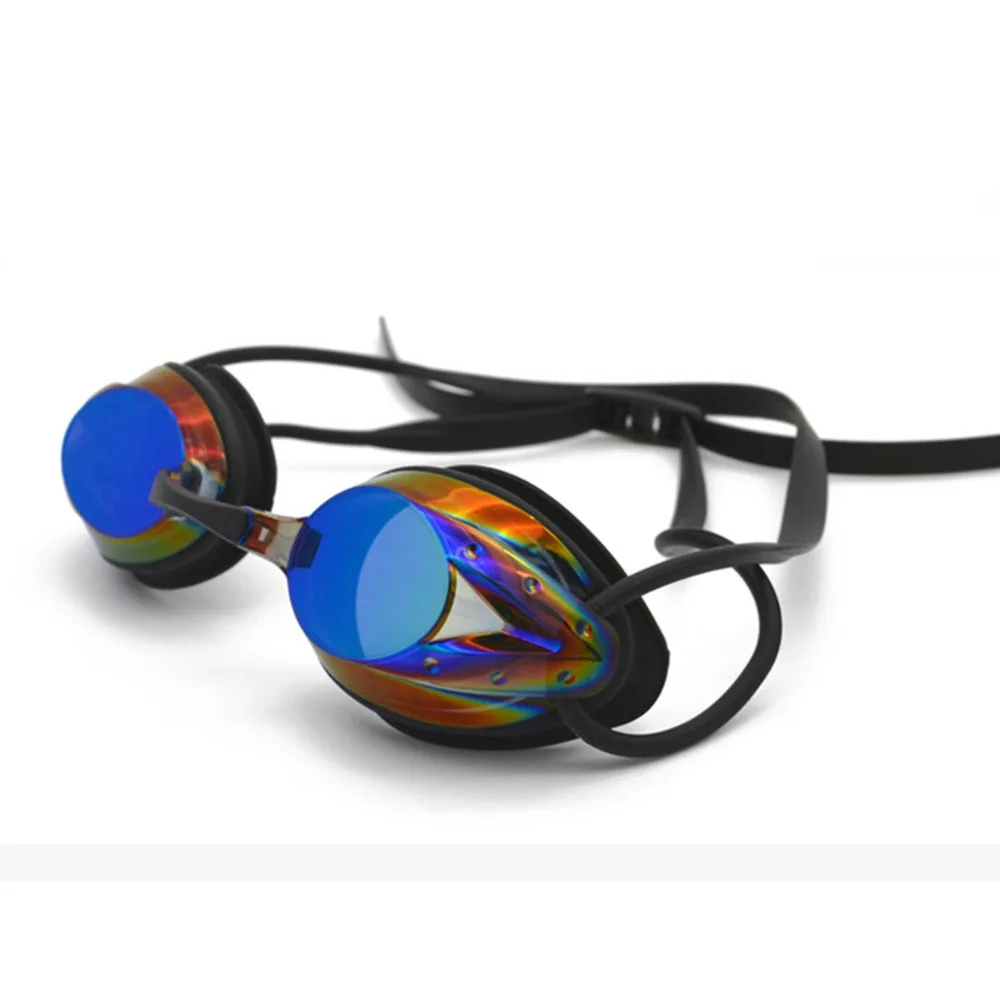 

Adult Swim Glasses for Men Adjustable Electroplating Waterproof Anti-fog UV Swimming Pool Goggles Eyewear