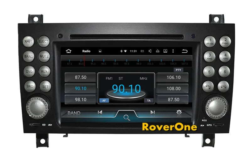 Best RoverOne Android 7.1 Car Multimedia Player Radio Stereo For Mercedes R171 SLK200 SLK230 SLK250 SLK280 SLK300 SLK350 W171 SLK55 5