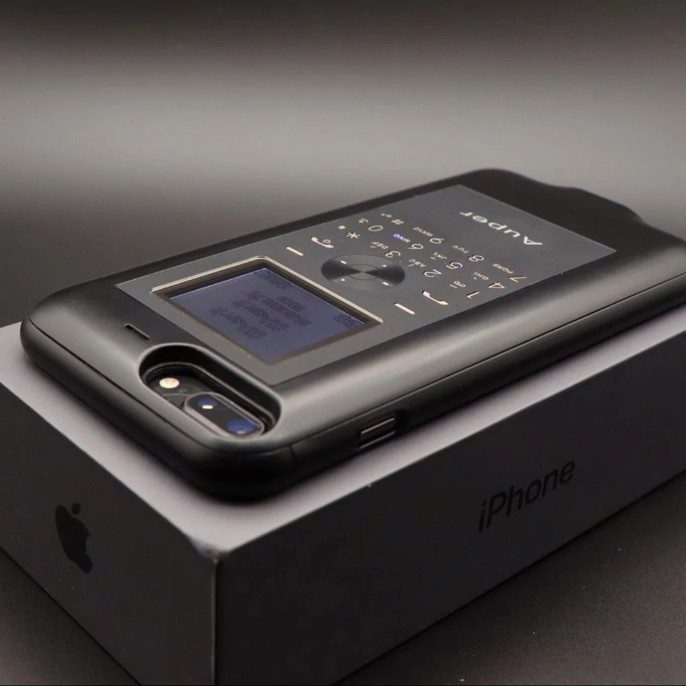 Новые смарт Чехлы для iPhone 6plus/7plus/8plus 3 SIM в режиме ожидания Android система TF Solt