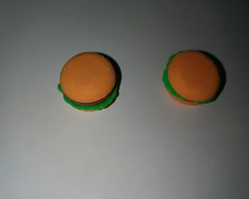 

Funny Food Rubber Eraser Set Promotion Hamburger Eraser Pencil Eraser for School Stationery 2 pieces per lot