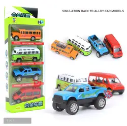 Моделирование мини-сплав игрушки автомобиля 1: 64 сплав отступить модель автомобиля литья под давлением Металл Игрушки Детские подарки 4