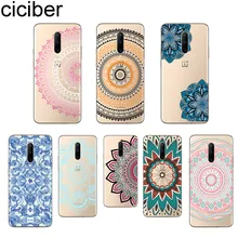 ciciber Phone Case For Oneplus 7 Pro 1+7 Pro Soft TPU Cover for Xiaomi 9 Coque For Redmi Note 7 6 Pro Funda Shell Mandala Flower