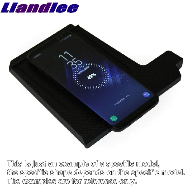 Liandlee Wireless Car Phone Charg er Armrest Storage Compartment Fast qi Charging For Porsche Cayenne 92A E2 2010