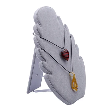 

Free Shipping Necklace Display Stand Velvet Women Jewelry Stand Chain Holder Tray Jewelry Organizer Show Rack Jewelry Accessori