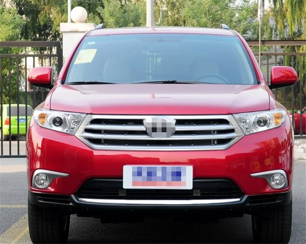 Для Toyota Highlander 2012 2013 Прозрачный автомобильный налобный фонарь с прозрачными линзами, передняя крышка для авто