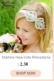 Nishine 30 шт./лот 2," потрепанная шифоновая Цветочная пуговица со звездой Стразы для Девочки повязка на голову заколки для волос" сделай сам "аксессуары для волос