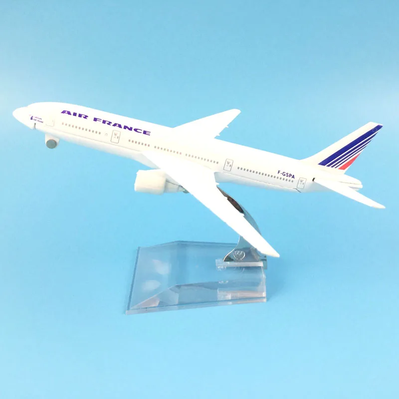 Air France Airlines Boeing 777 16 см сплав металла B777 Airways самолета Модель модель самолета w Стенд ремесло Рождественский подарок