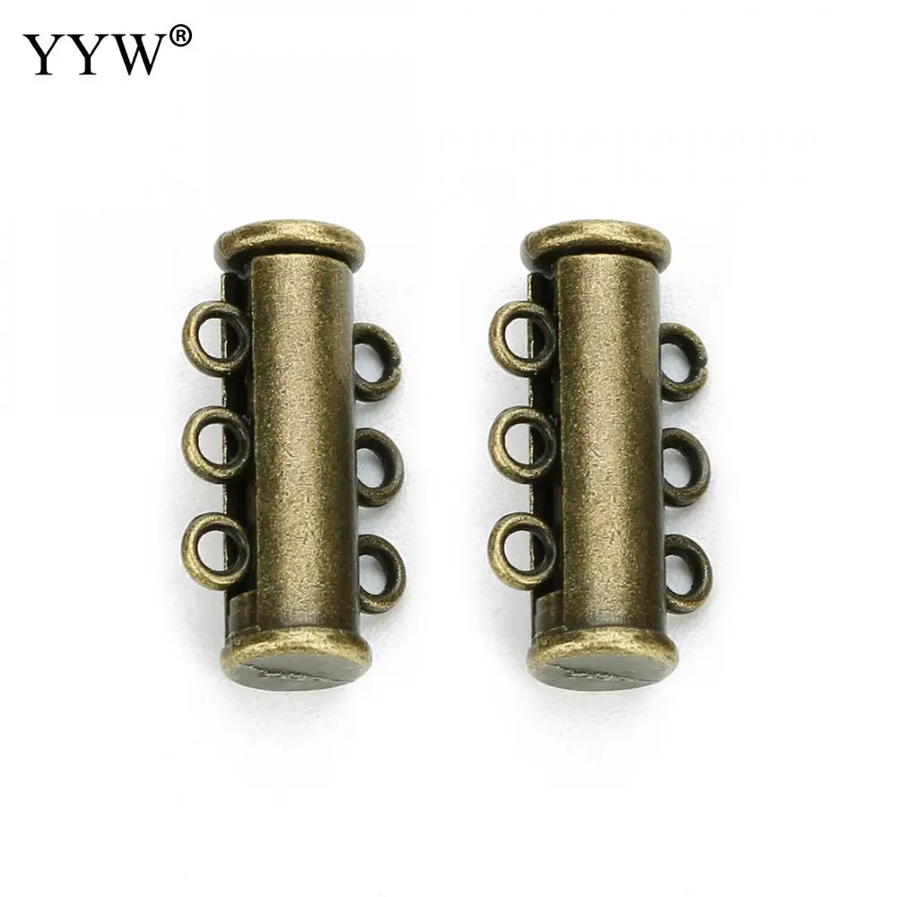 YYW Hot 5pcs/Lot Multi Strand Strong Magnetic Clasps For Necklaces Bracelets End Lock Clasp Connector DIY Jewelry Making Finding