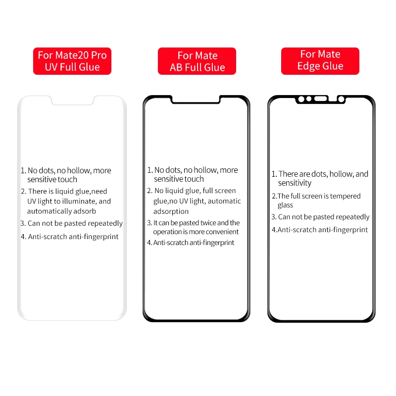 Закаленное стекло 9H для huawei mate 20 lite mate 20x mate 20 pro, защитное стекло 5d 3d на mate20 pro, УФ-пленка