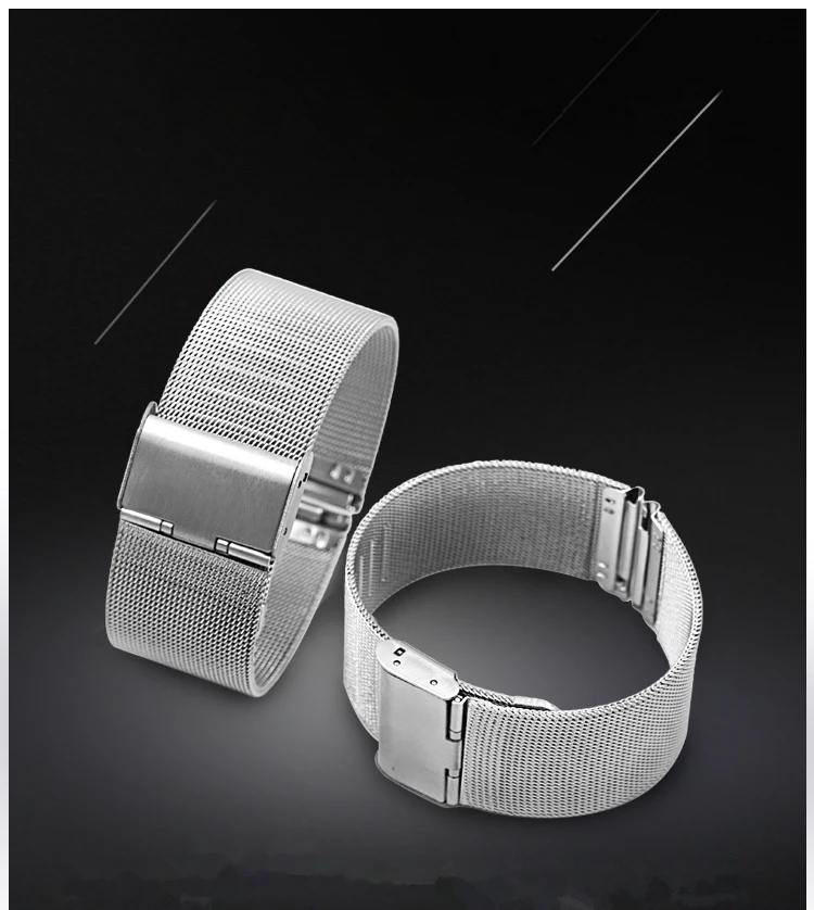 FIFATA 18 мм 20 мм 22 мм 23 мм металлический Миланский ремешок для часов Huami Amazfit Pace/huawei Watch GT/samsung gear Sport сменный Браслет