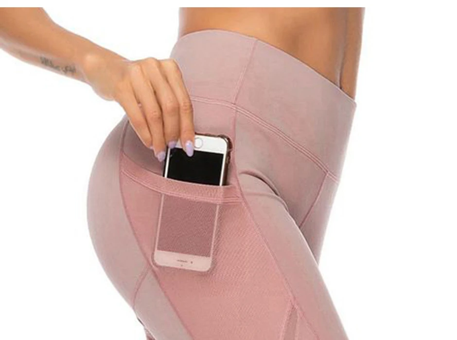 Sevencolorfit Леггинсы спортивные женские фитнес пуш-ап 2019 Высокая талия компрессионные черные спортивные штаны для занятий йогой Карманные
