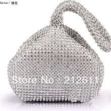 Прямая, клатч, браслет, расшитый блестками, бриллианты, мягкая Сумочка, роскошный стиль, Полный алмаз, Вечерняя Сумочка/Сумка-тоут
