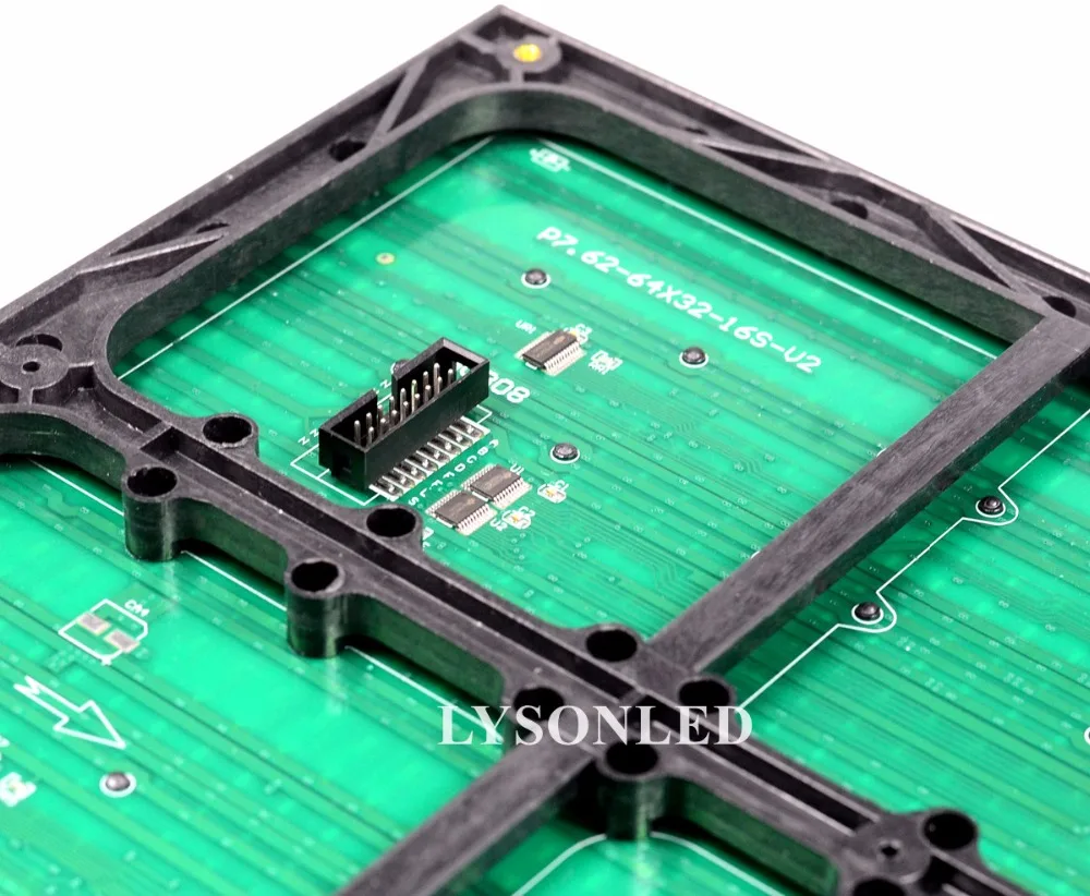 P7.62 красный цвет 64x32 точек SMD домашний светодиод дисплей модуль P7.62mm полу открытый