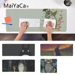 MaiYaCa простой дизайн Тоторо Хаяо Миядзаки компьютерные игровые коврики большой защелка для мыши ПК компьютерный коврик