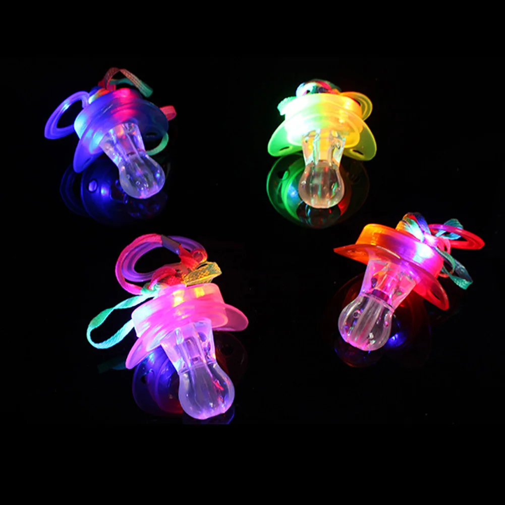 Party Bar Fun Toy Survival Kit Colourful Light Pacifier Rave Glow Stick Nipple Party Bar Fun Toy Survival Kit Colourful Light Pacifier Rave Glow Stick Nipple